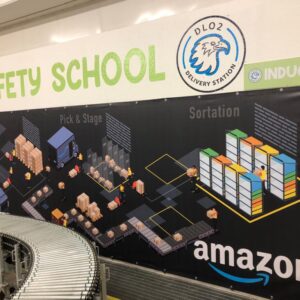 Banner in PVC retro nero