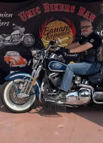 banner bikers moto event
