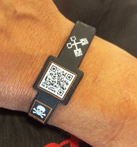 Bracciale con QRCode - immagine 2