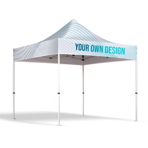 Gazebo 3x3 metri: disponibile impermeabile 180g/m2 e non impermeabile flag nautico 115g/m2
