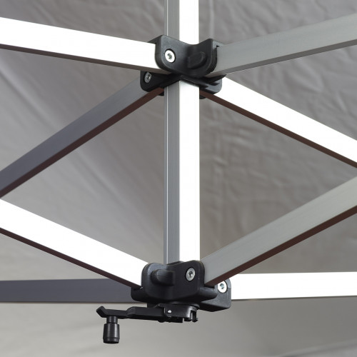 Gazebo 3x4,5 metri - disponibile impermeabile 180g/m2 e non impermeabile flag nautico 115g/m2 - immagine 3