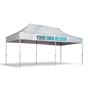 Gazebo 3x6 metri - disponibile impermeabile 180g/m2 e non impermeabile flag nautico 115g/m2